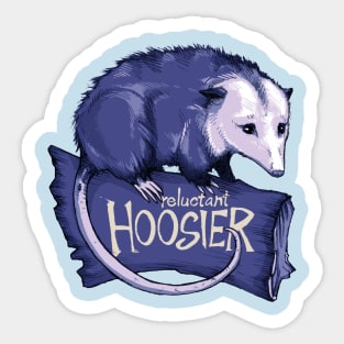 Reluctant Hoosier Sticker